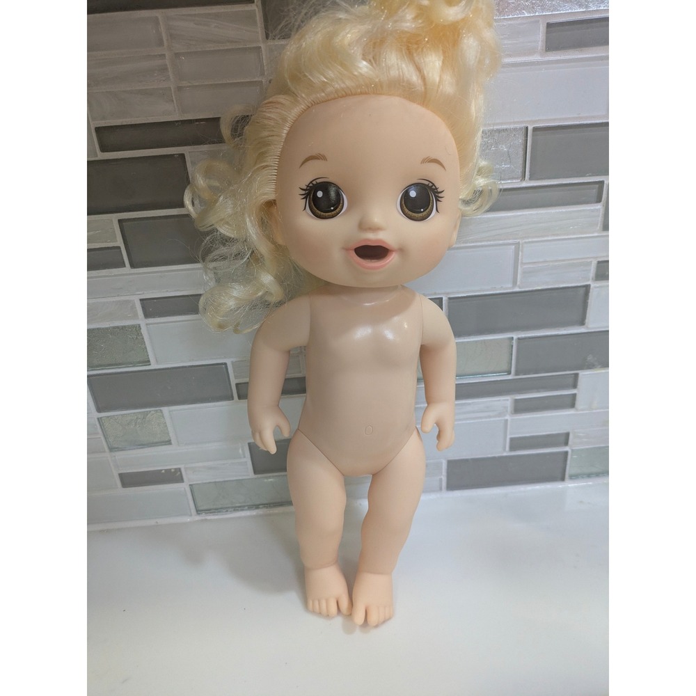 Baby Alive Lil Sounds Blonde Hair Brown‎ Eyes Interactive Doll Hasbro E6943 2018